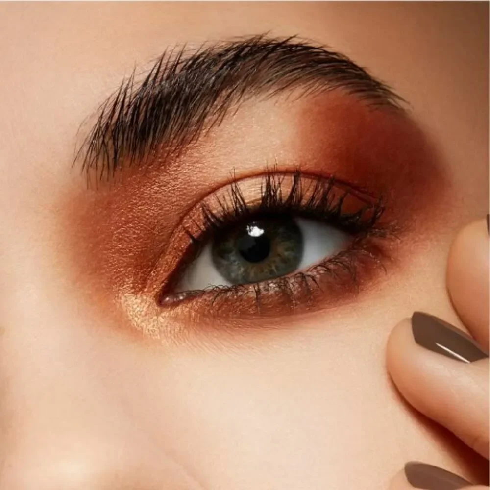 MAC  AMBER LIGHTS Eye Shadow ~Peachy Brown Shimmer Frost ~Pro Palette Pan Refill
